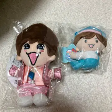 나니와단시 후지와라 죠이치로 봉제 인형 2체 세트