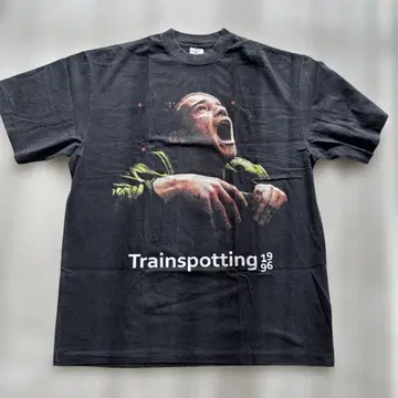 마지막 1장 XL 레어 Trainspotting 변기 티셔츠