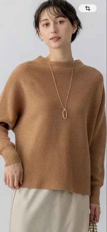 23구 2025aw 울 캐시미어 라메 돌먼 슬리브 니트 38