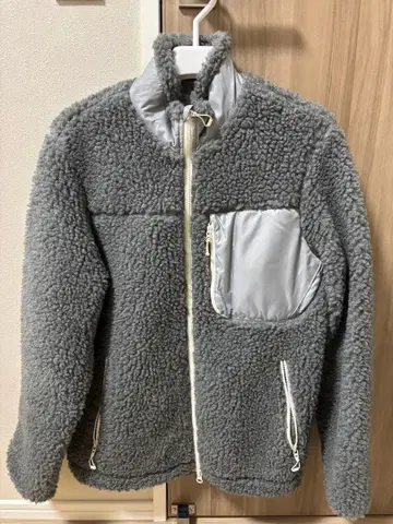DESCENTE 플리스 자켓 XS 그레이