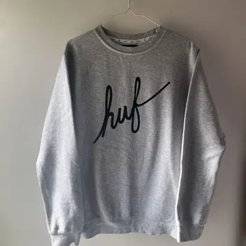 HUF 그레이 트레이닝복 로고