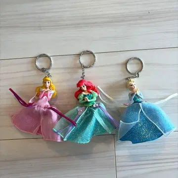 디즈니 프린세스 키링 오로라 아리엘 엘사