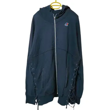 K-WAY x FAITH CONNEXION Laced Hooded 네이비