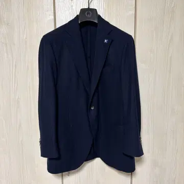 라르디니 네이비 캐시미어 테일러드 자켓
