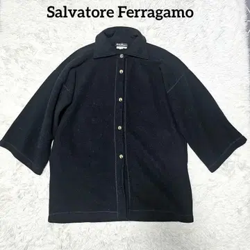 새상품급 Salvatore Ferragamo 코트 돌먼 슬리브
