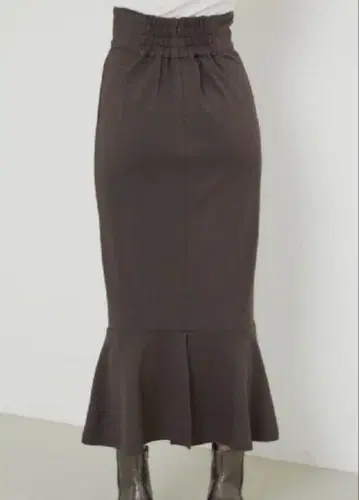 rienda 머메이드 스커트 브라운