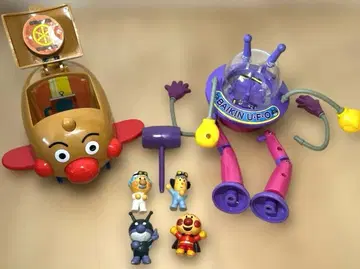 레어 완품 호빵맨 뮤지엄 강하다! 호빵맨 호 대결 세트