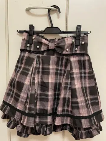 MARS 치마바지 체크 무늬