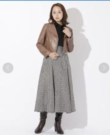 [ 택 포함 미사용 ] 앙데팡당 라이더 자켓