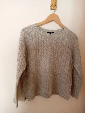 MACPHEE 케이블 짜임 스웨터 사이즈 2 그레이
