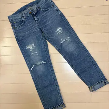 Lee 오가닉 코튼 데미지 데님