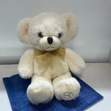 메르세데스 벤츠 봉제 인형 화이트 자택 보관품