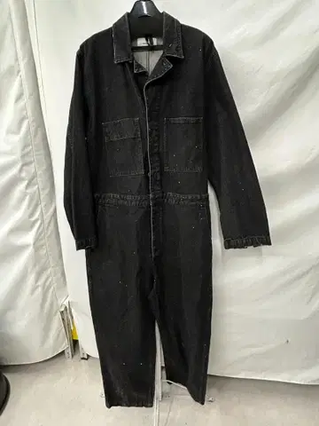 JOHNBULL 블랙 오버롤