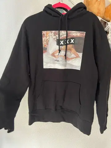 GOD SELECTED XXX 블랙 후드티