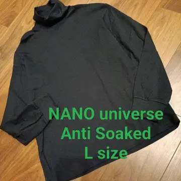 NANO universe Anti Soaked 터틀넥 L 사이즈 블랙