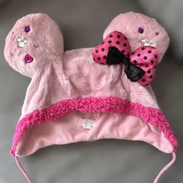 디즈니 미니 팬 캡 핑크