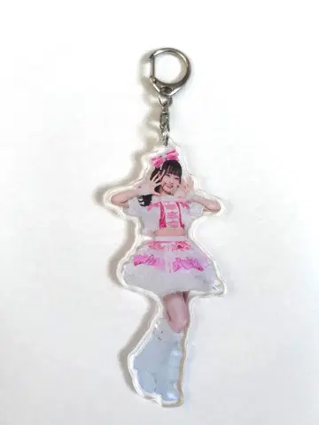 쿠로사키 모에 픽셀 리본 유키하구 의상 크리스마스 아크릴 키링