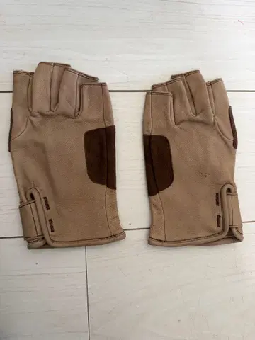 08aw 넘버나인 가죽 핑거리스 그로브 장갑