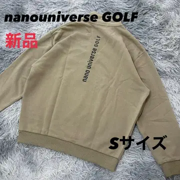 새상품 나노 유니버스 골프 맨투맨 하프 지퍼 쭈리 베이지 S 사이즈