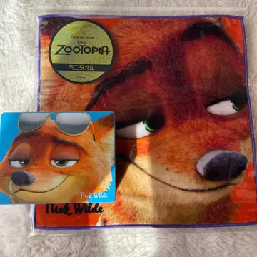 주토피아 2 닉 도쿄 바나나 미니 타월 빈 통