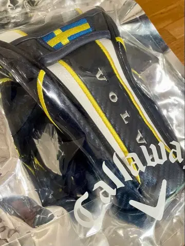 미사용 새상품 Callaway volvo 콜라보 골프헤드커버