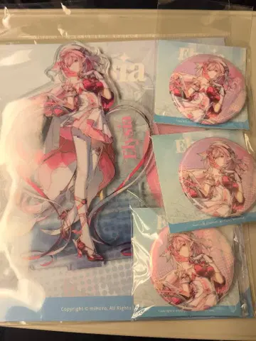 하이페리온호 출항 붕괴3rd POPUP 엘리시아 아크릴 스탠드 캔뱃지