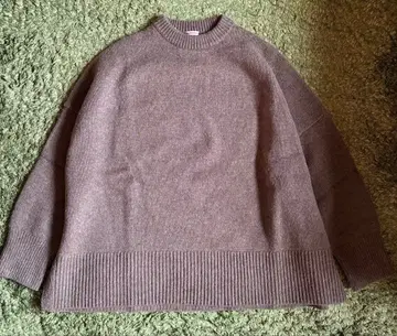 DRESSTERIOR 모카 브라운 크루넥 스웨터