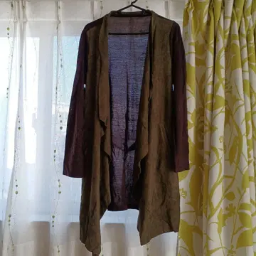 BODY CLOUD 올리브 그린 퍼플 가디건