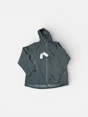 후드 부착 블랙 L 사이즈 자켓 나일론