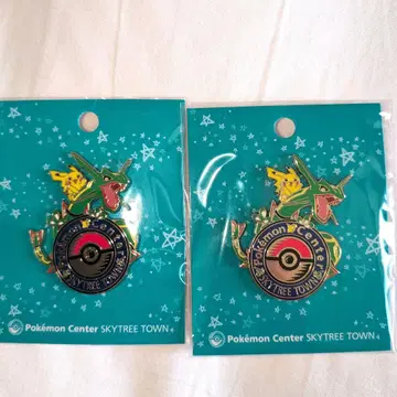 포켓몬 센터 스카이트리 한정판 로고 핀즈 핀 배지 미개봉