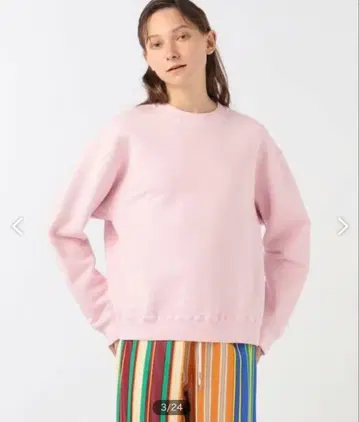 Aton 핑크 맨투맨 2사이즈