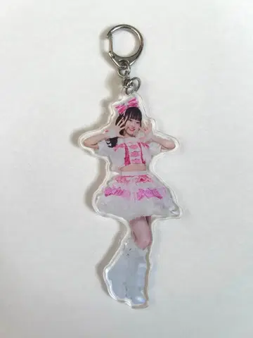 쿠로사키 모에 픽셀 리본 소매하구 의상 크리스마스 아크링 키링