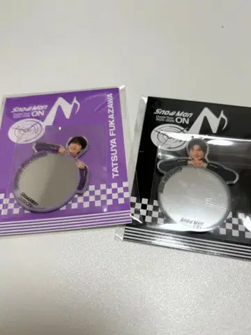 Snow Man 돔 투어 ON 거울 스티커 굿즈 후카 메메