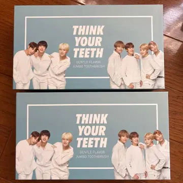 BTS THINK YOUR TEETH 점보 칫솔 세트