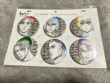 새상품 진격의 거인 WIT STUDIO 원화 캔뱃지 컬렉션 Season3