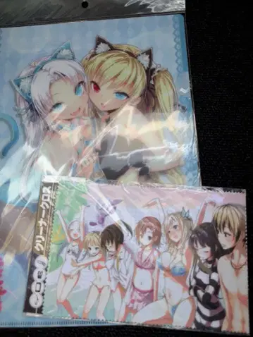 나는 친구가 적다 클리어 파일 & 클리너 크로스 세트