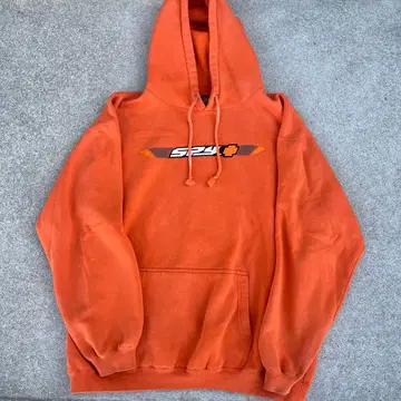 80s 미국제 후드티 오렌지 M 사이즈