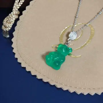 우타프리 Q-pot Q UP 하드 구미 테디베어 목걸이 코토부키 레이지