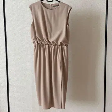 B ability 핑크 베이지 슬리브리스 원피스