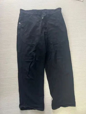 실물 USED 스위스군 1950년대 전반기 빈티지 데님 워크 팬츠