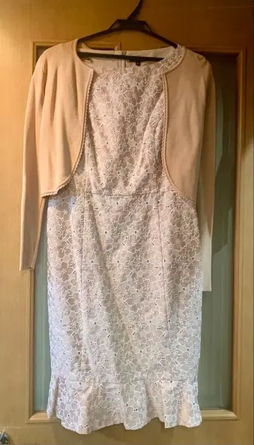 TOCCA 토카 사이즈 6 꽃무늬 자수 원피스 볼레로 (M 사이즈) 세트