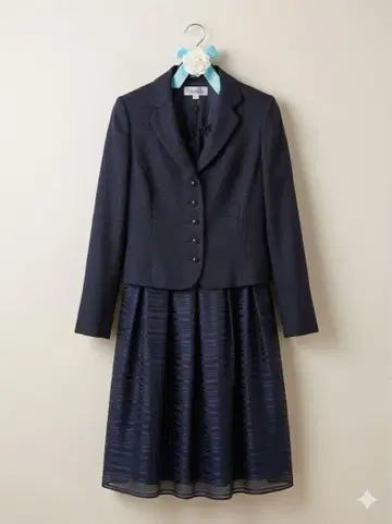 Belle Current 네이비 원피스 수트 13AR