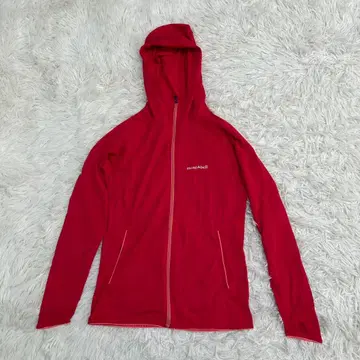 mont-bell 몽벨 풀 집업 후드티 자켓 레드