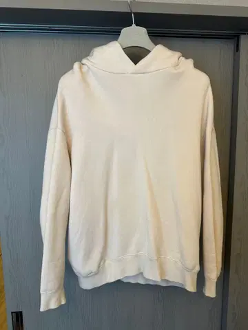 CITY 후드 부착 후드티 크림색