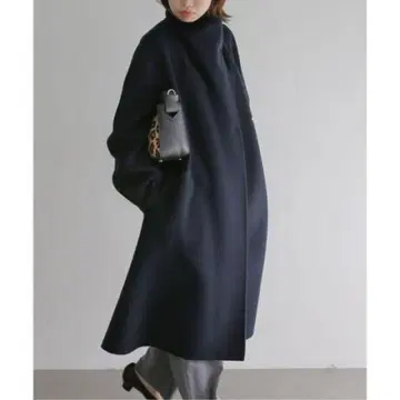 [새상품급] [거의 미사용] La TOTALITE 코트 롱 네이비