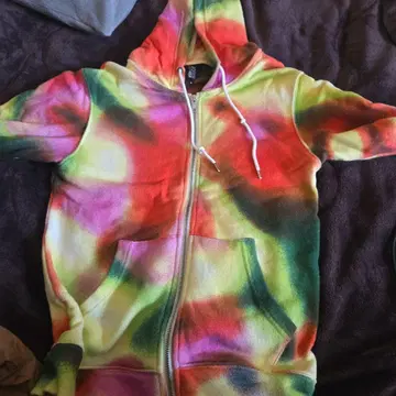 JOY RICH 멀티 컬러 풀 지퍼 후디 S 사이즈
