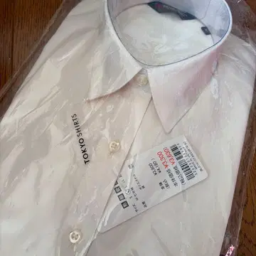 미개봉 TOKYO SHIRTS 여성용 와이셔츠 M 사이즈 화이트