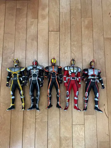 가면라이더 555 파이즈 빅 사이즈 소프트 비닐 피규어 5체 세트