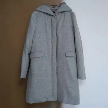 MERION 9호 후드 부착 다운 롱 코트