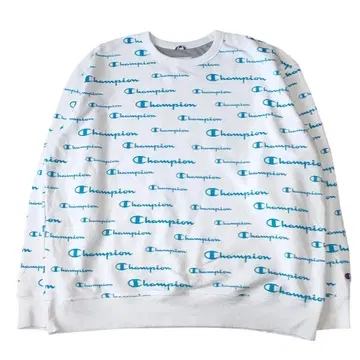 [ 챔피온 ] Champion 올 패턴 로고 프린트 맨투맨
